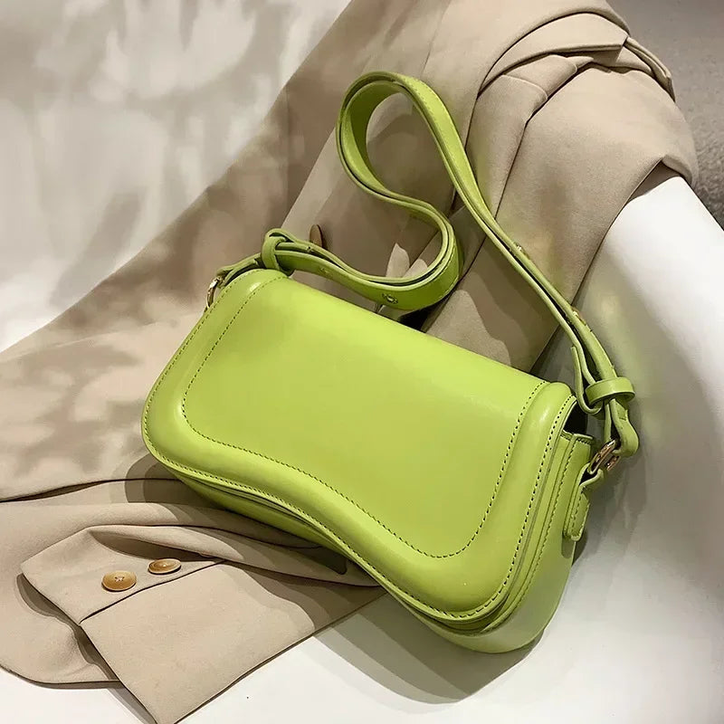 PU Leather Underarm Bag