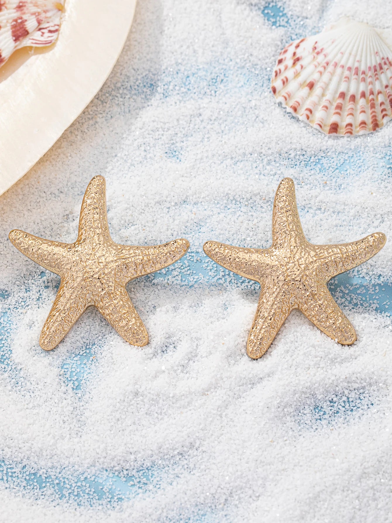 Summer Starfish Stud Earrings