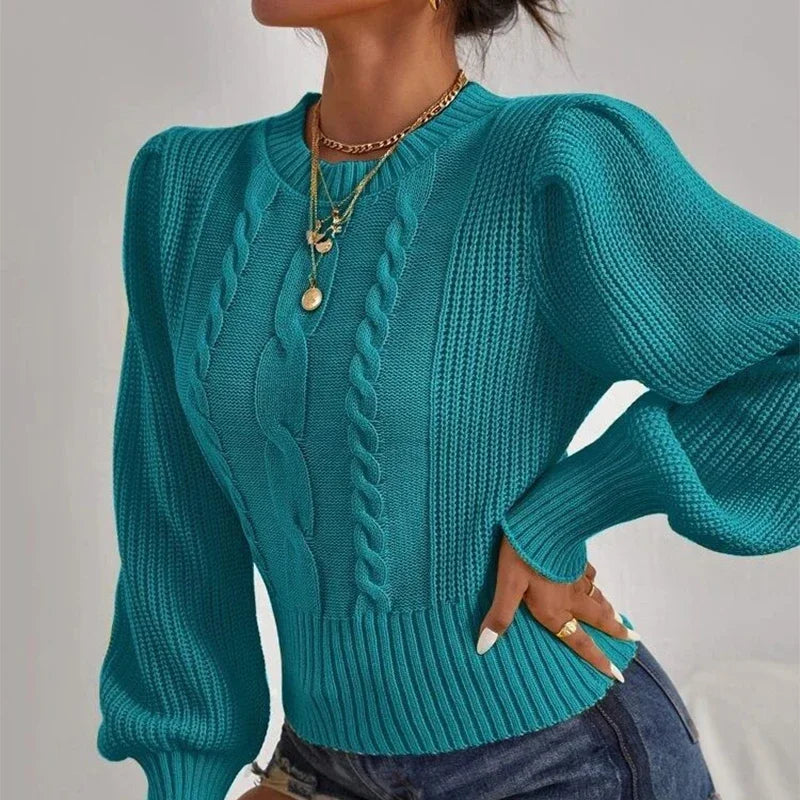 Loose Lantern Sleeve Sweater