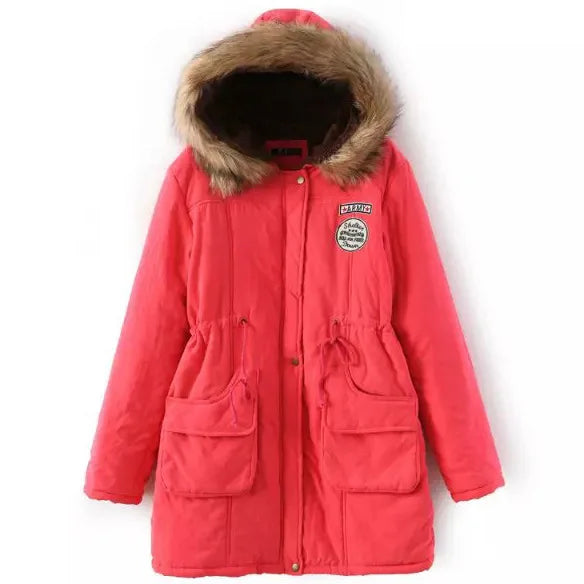 Thickened Hooded Winter Parka