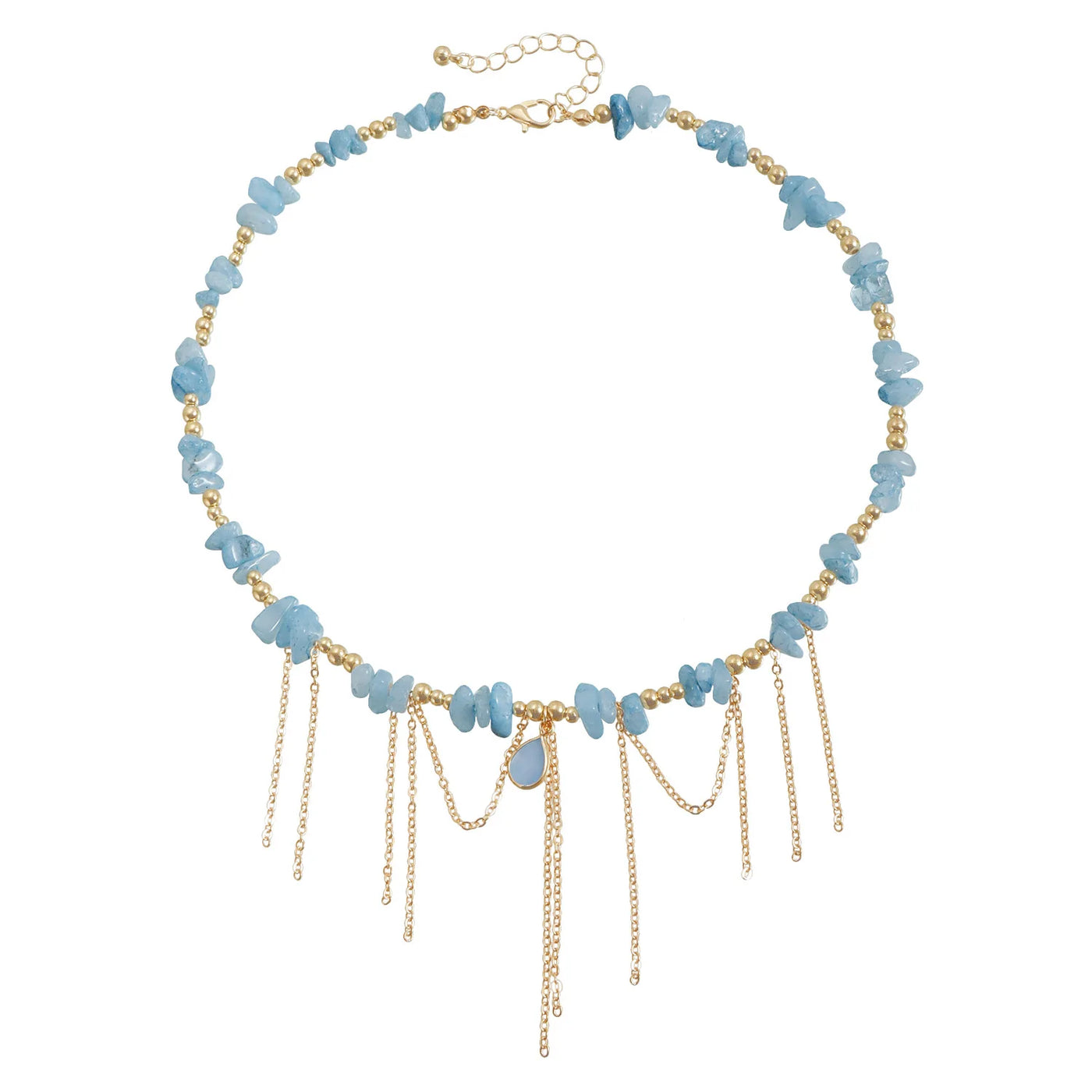 Water Droplet Stone Necklace