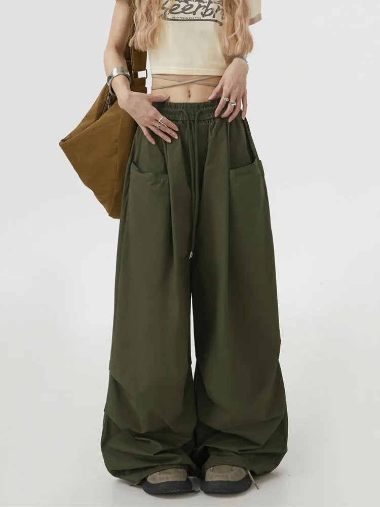 Y2K Cargo Wide Pants