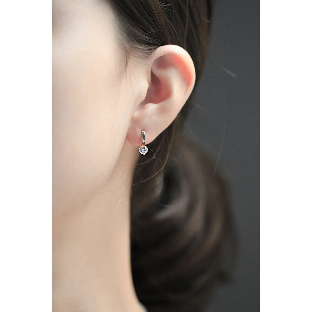 Gold Plated Zircon Studs