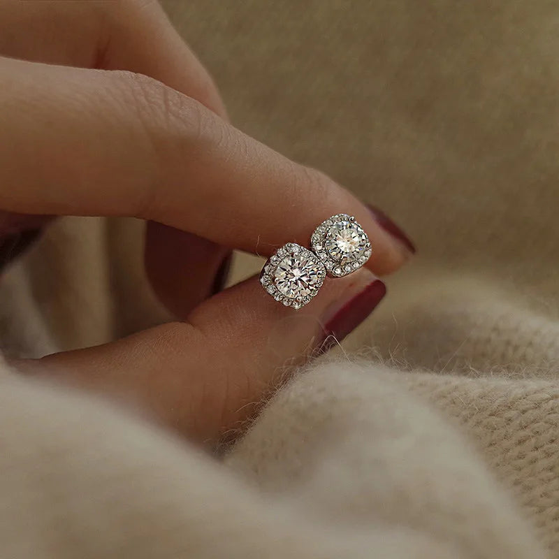 Gold Plated Zircon Studs