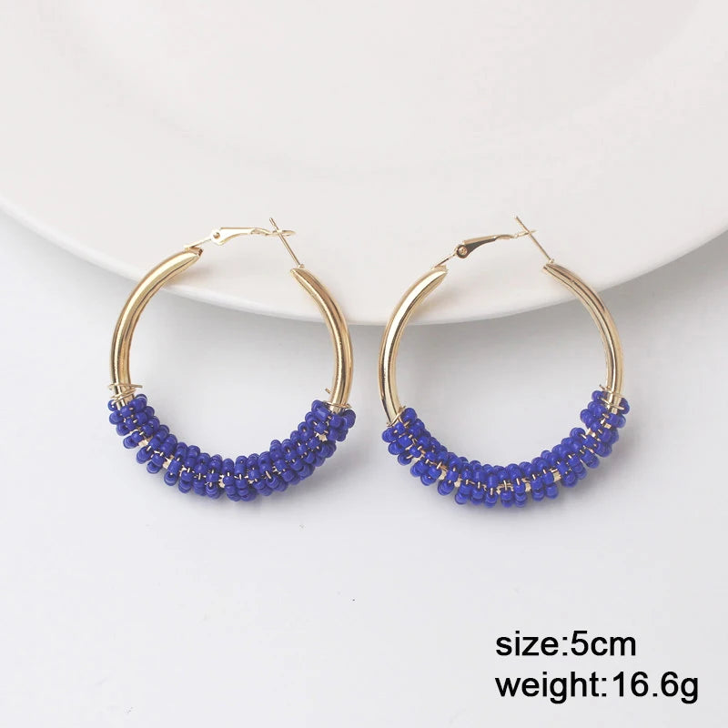 Blue Butterfly Drop Earrings