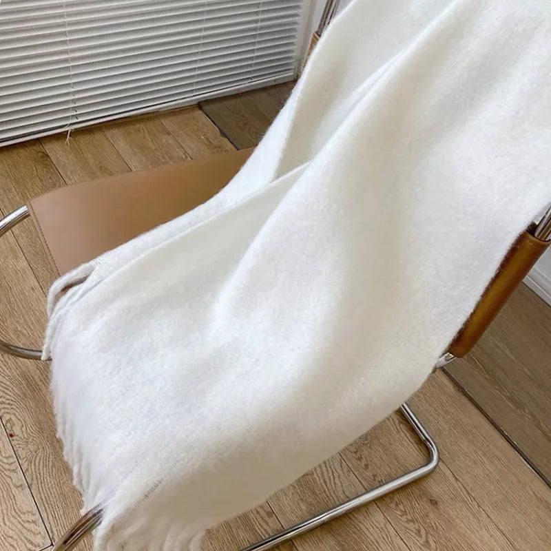 Long Tassel Winter Scarf