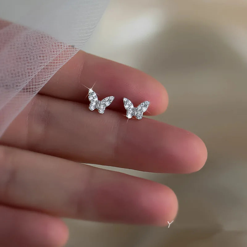 Gold Plated Zircon Studs