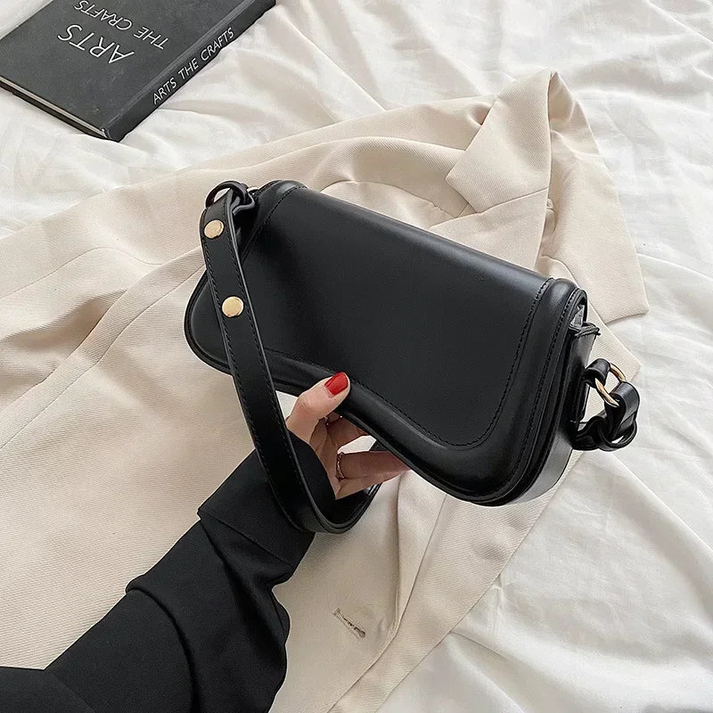 PU Leather Underarm Bag