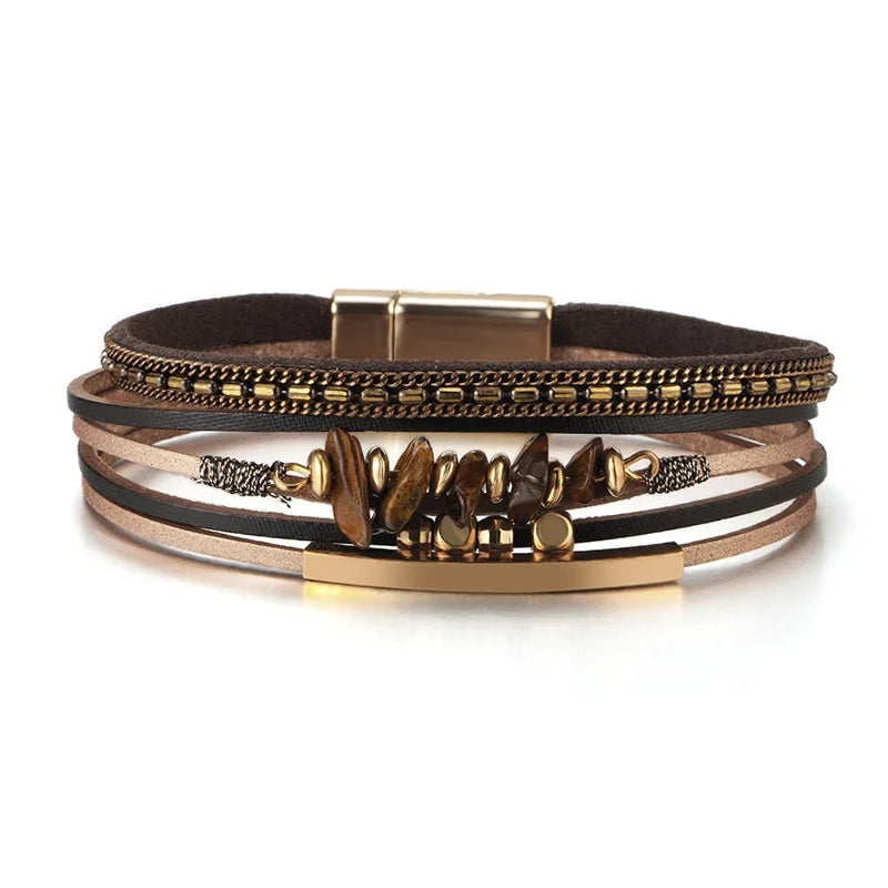 Western Cross Charm Bracelet