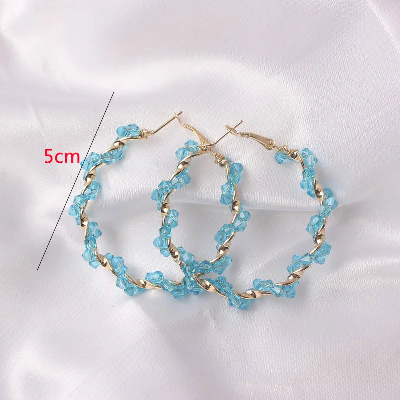 Blue Butterfly Drop Earrings