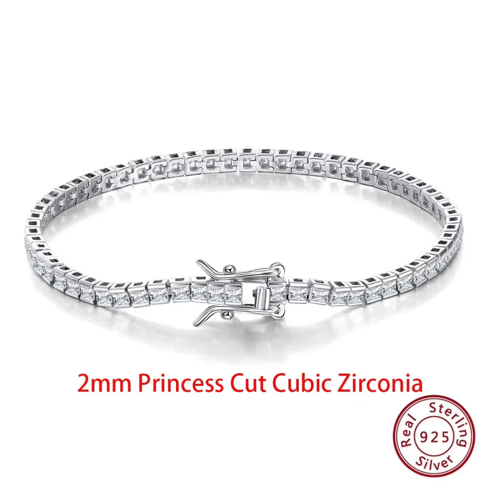 Sterling Zircon Tennis Bracelet