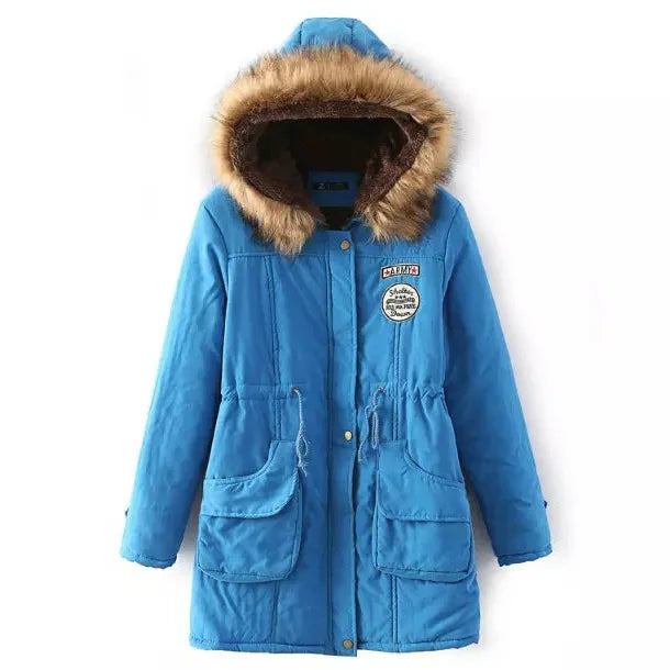Thickened Hooded Winter Parka
