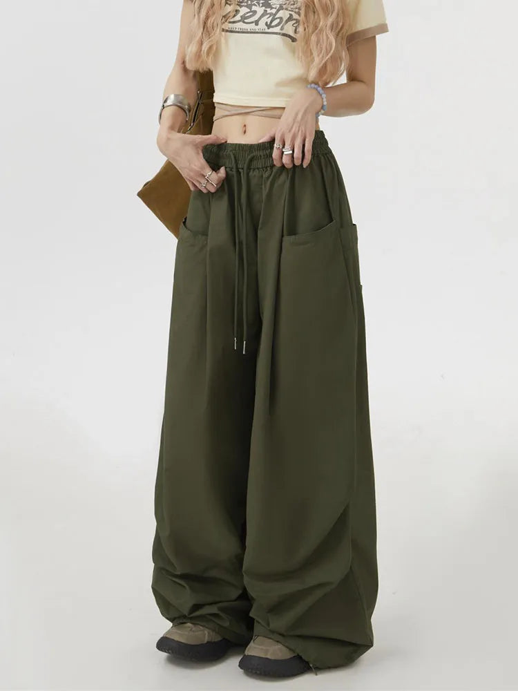Y2K Cargo Wide Pants