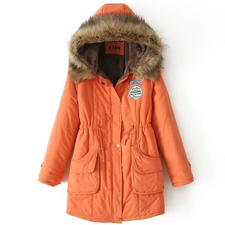 Thickened Hooded Winter Parka