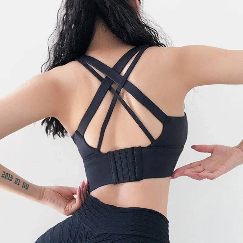 Open Back Sports Bra