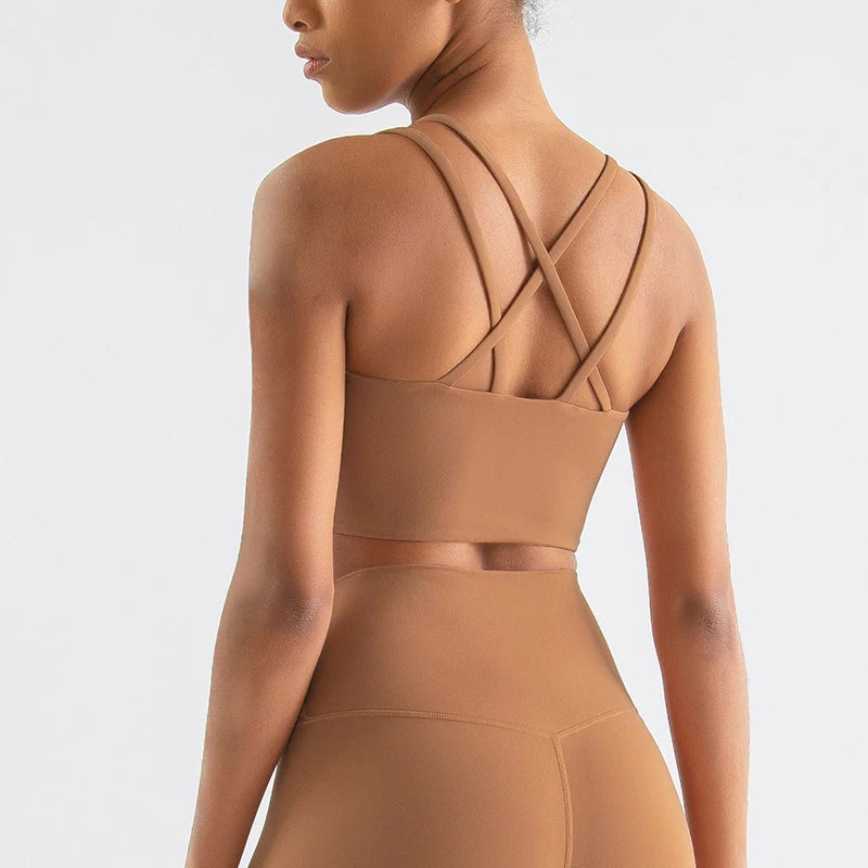 Cross Back Sports Bra