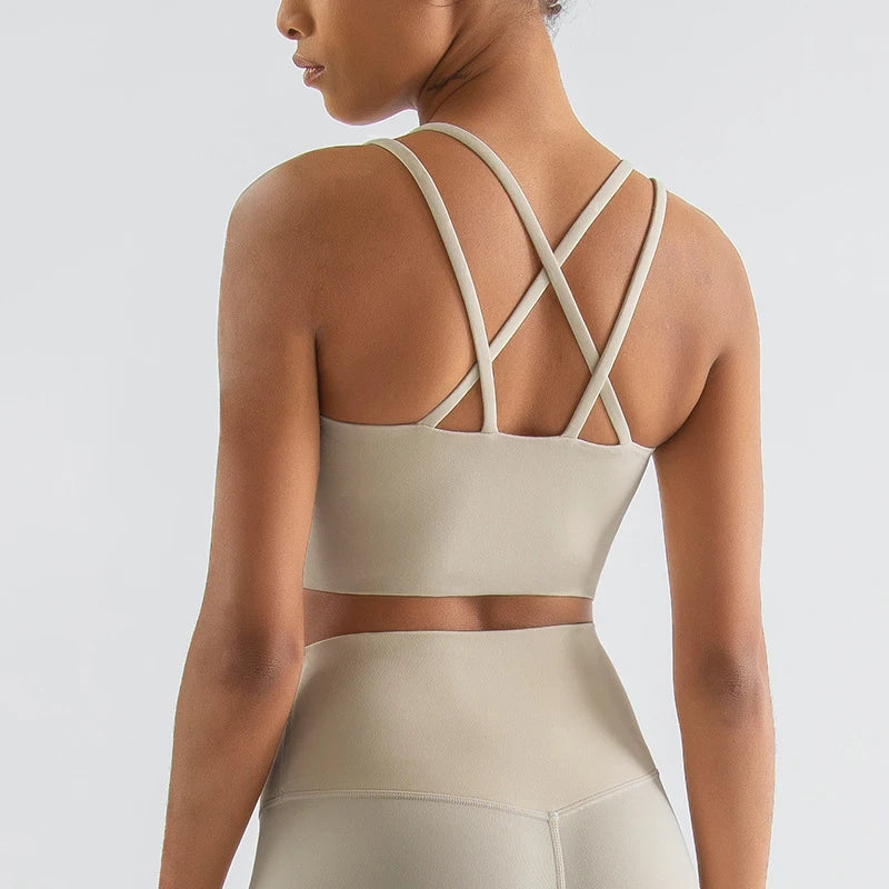 Cross Back Sports Bra
