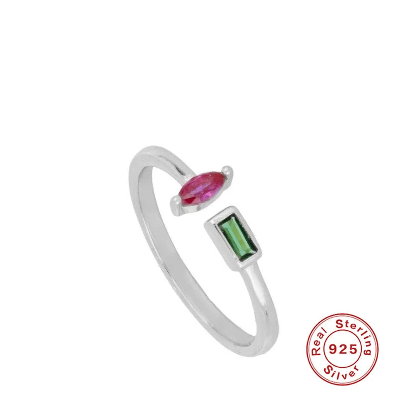 Adjustable Snake Silver Ring