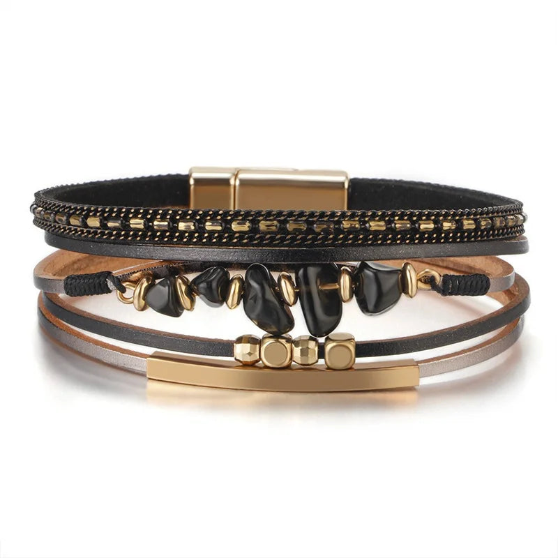 Western Cross Charm Bracelet
