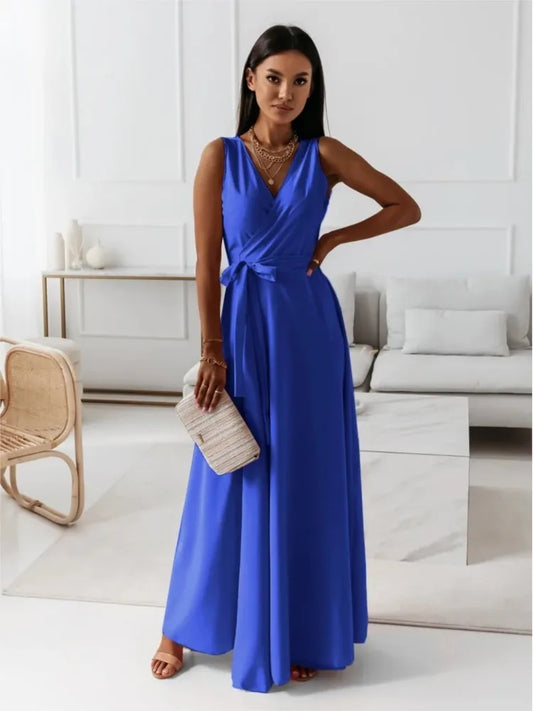 V Neck Lace Dress