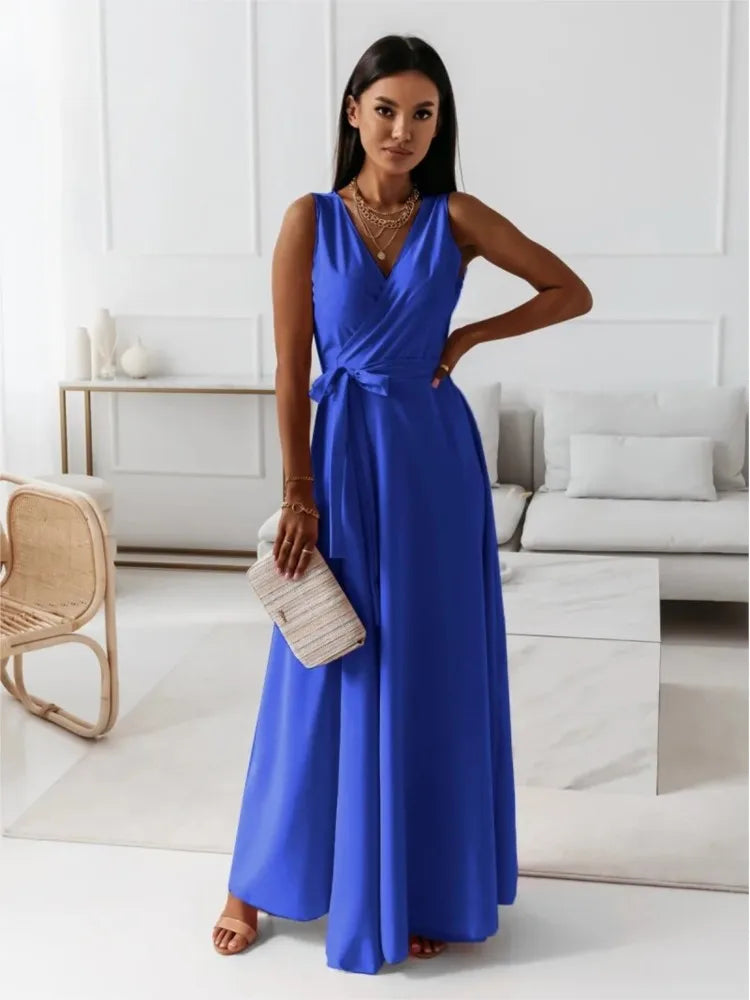 V Neck Lace Dress