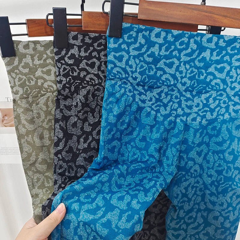 Leopard Seamless Yoga Leggings