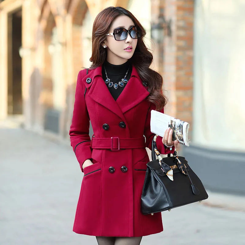 Double Breasted Wool Coat