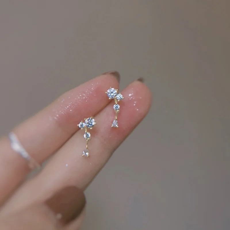 Gold Plated Zircon Studs