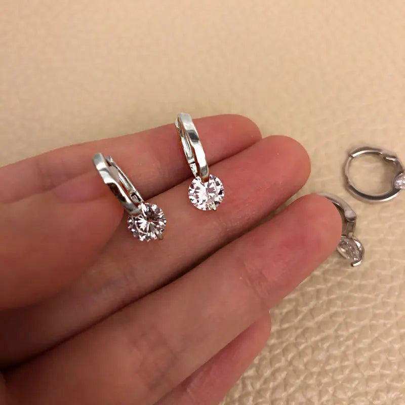 Gold Plated Zircon Studs