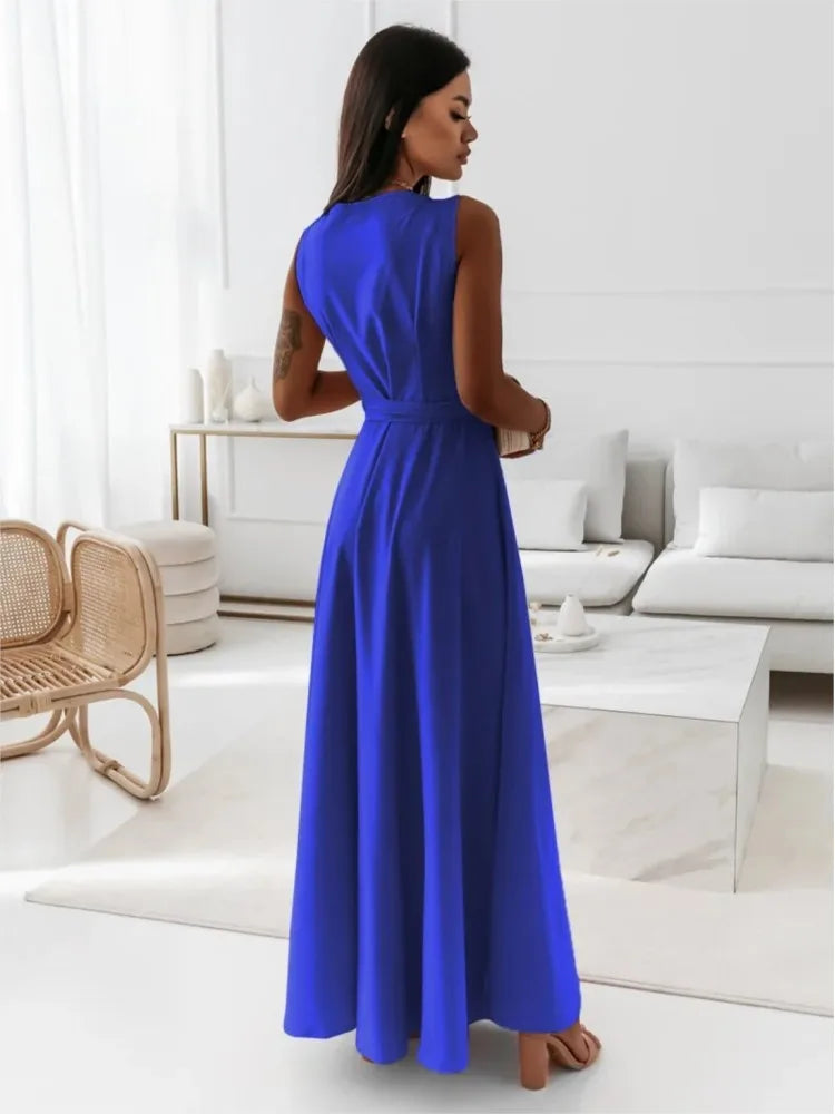 V Neck Lace Dress