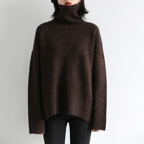 Korean Turtleneck Knit Sweater