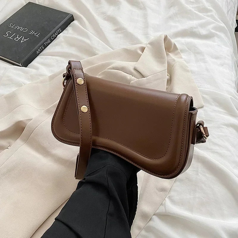 PU Leather Underarm Bag