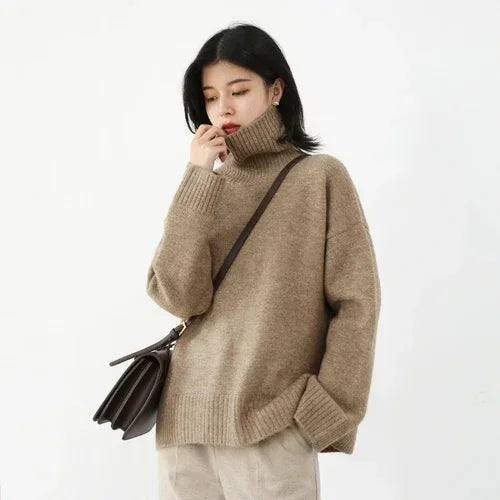 Korean Turtleneck Knit Sweater