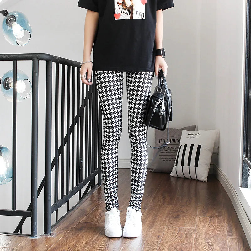 Colorful Patterned Fashion Leggings