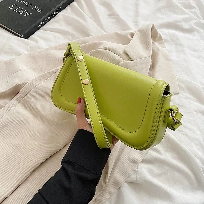 PU Leather Underarm Bag