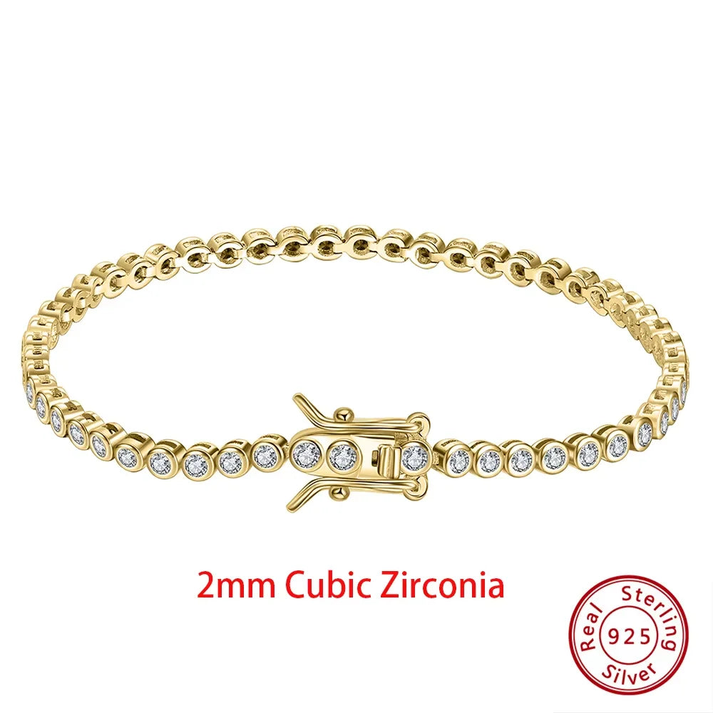 Sterling Zircon Tennis Bracelet