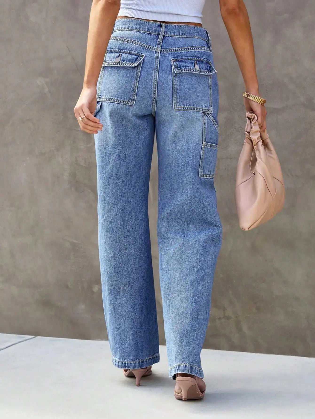 Light Blue Wide Jeans