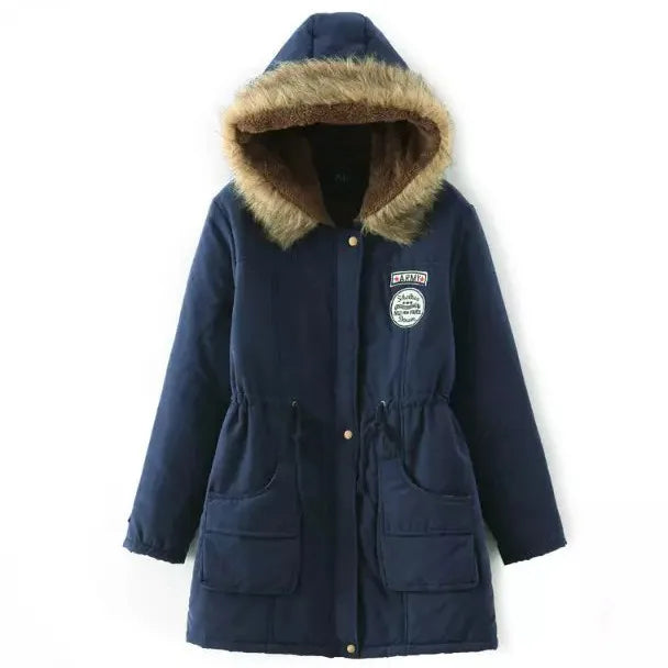 Thickened Hooded Winter Parka
