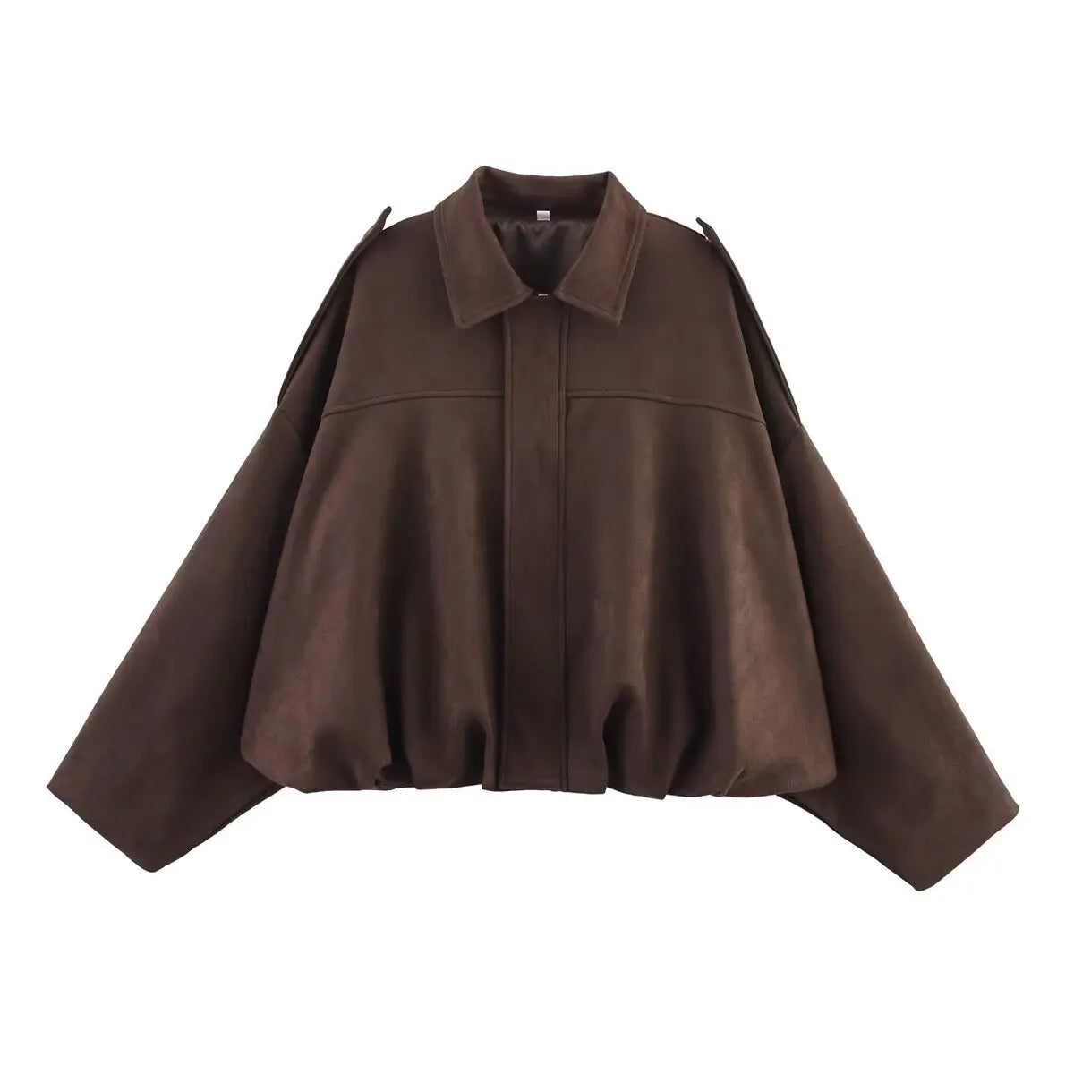 Suede Textured Bomber Jacket