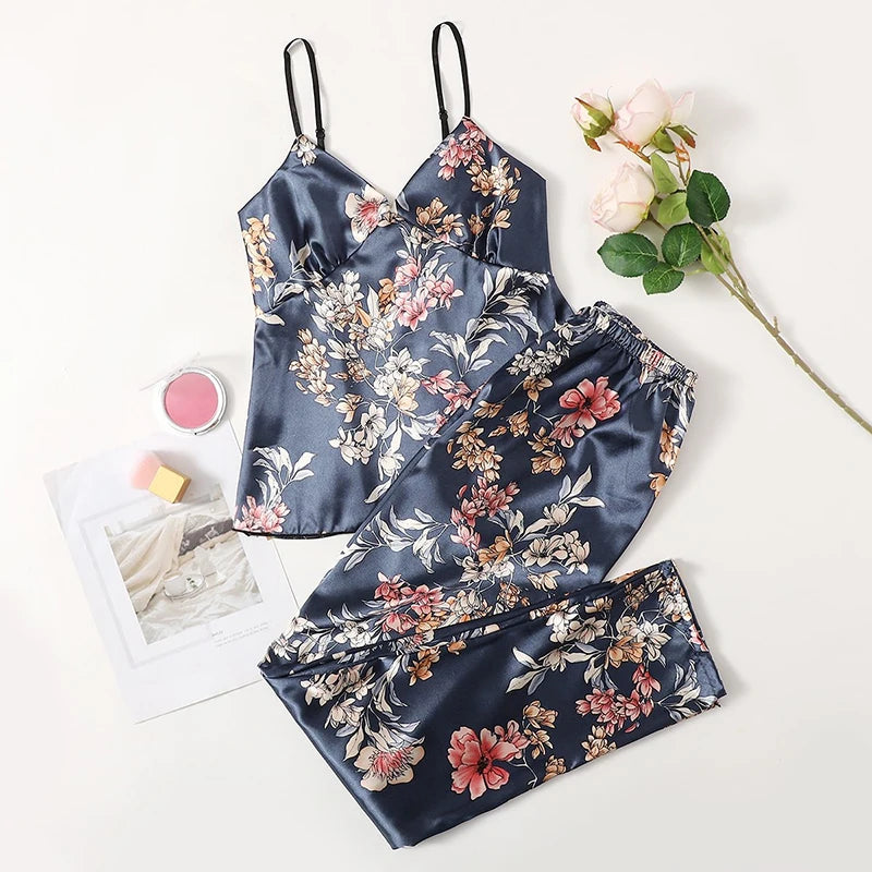 Satin Cami Pajama Set