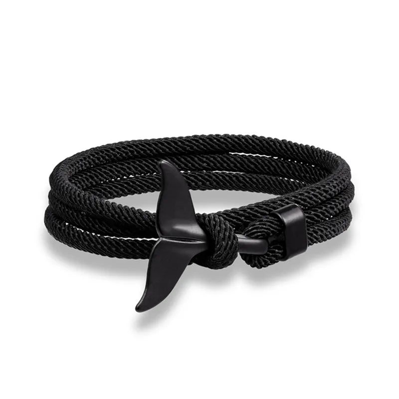 Whale Tail Anchor Bracelet
