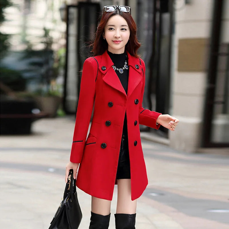 Double Breasted Wool Coat