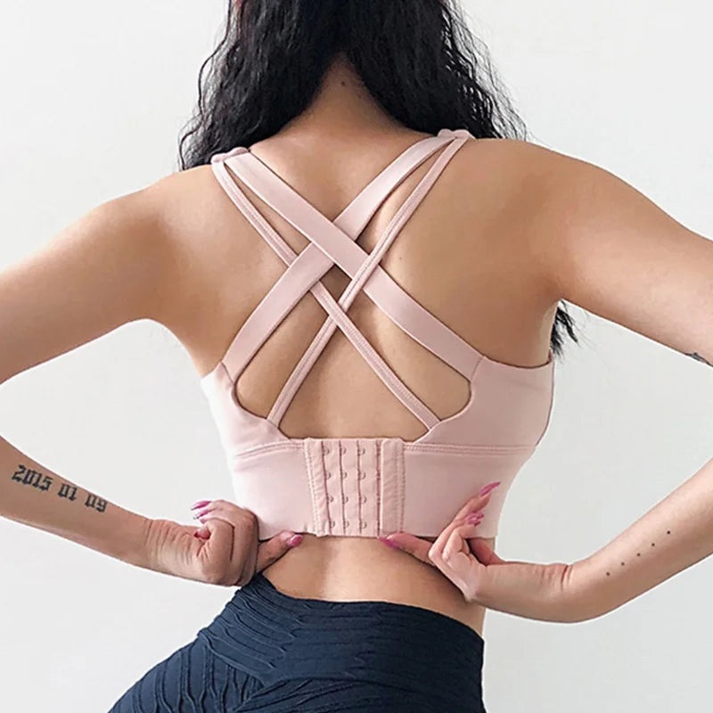 Open Back Sports Bra
