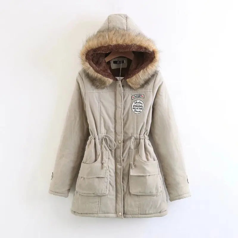 Thickened Hooded Winter Parka