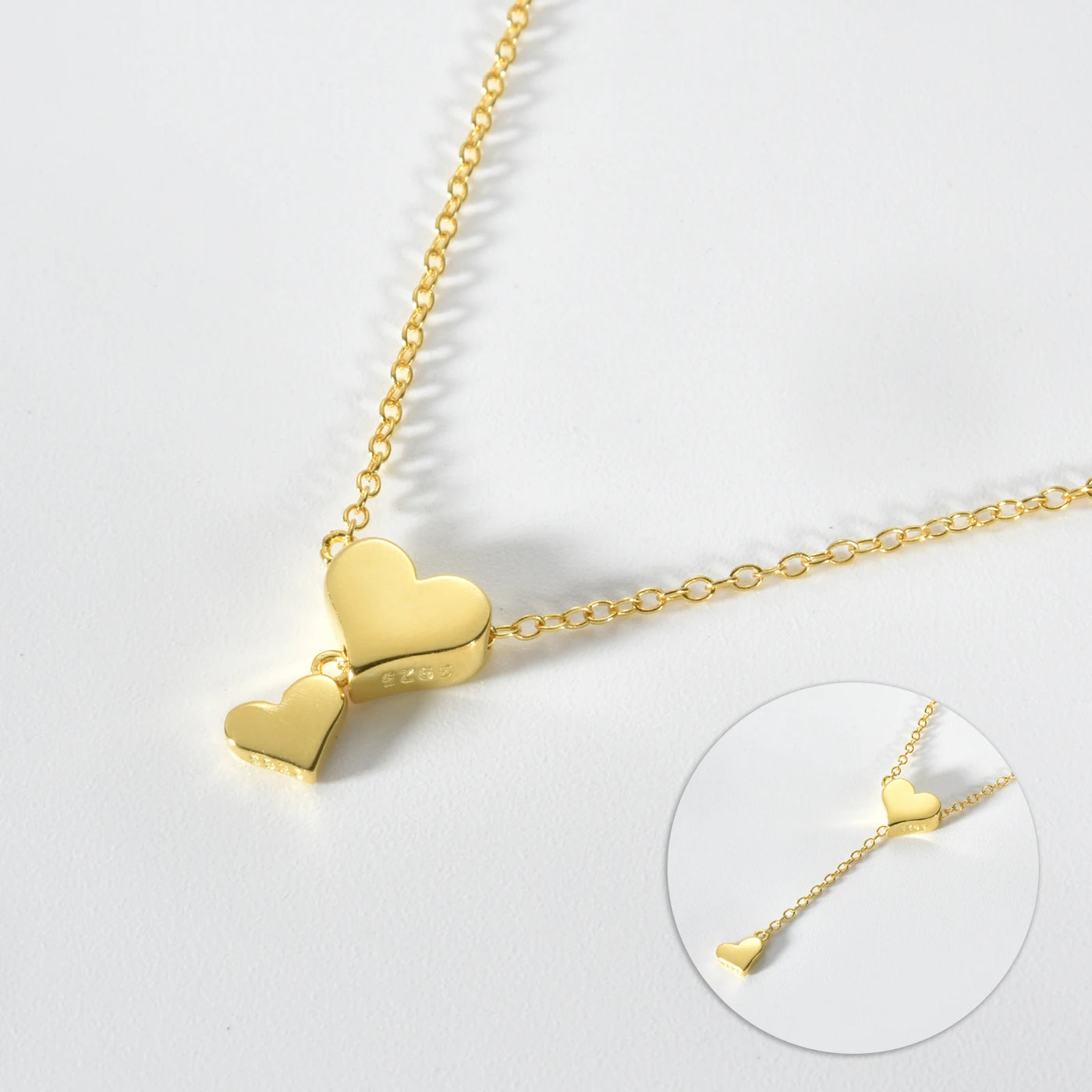 Sterling Heart Charm Necklace