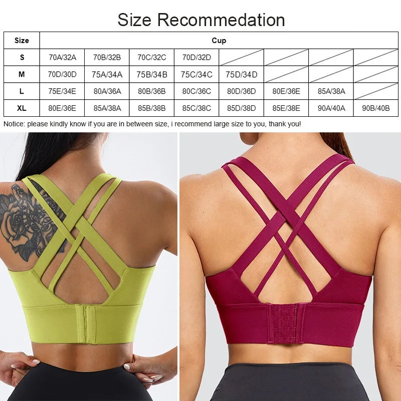 Open Back Sports Bra