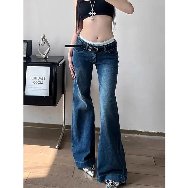 Low Waist Flare Jeans