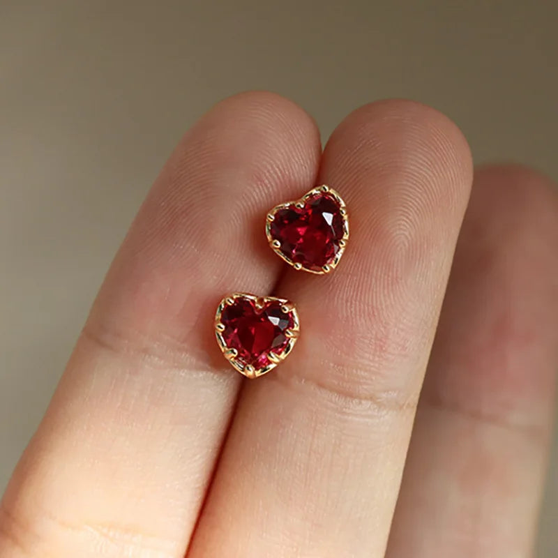 Gold Plated Zircon Studs
