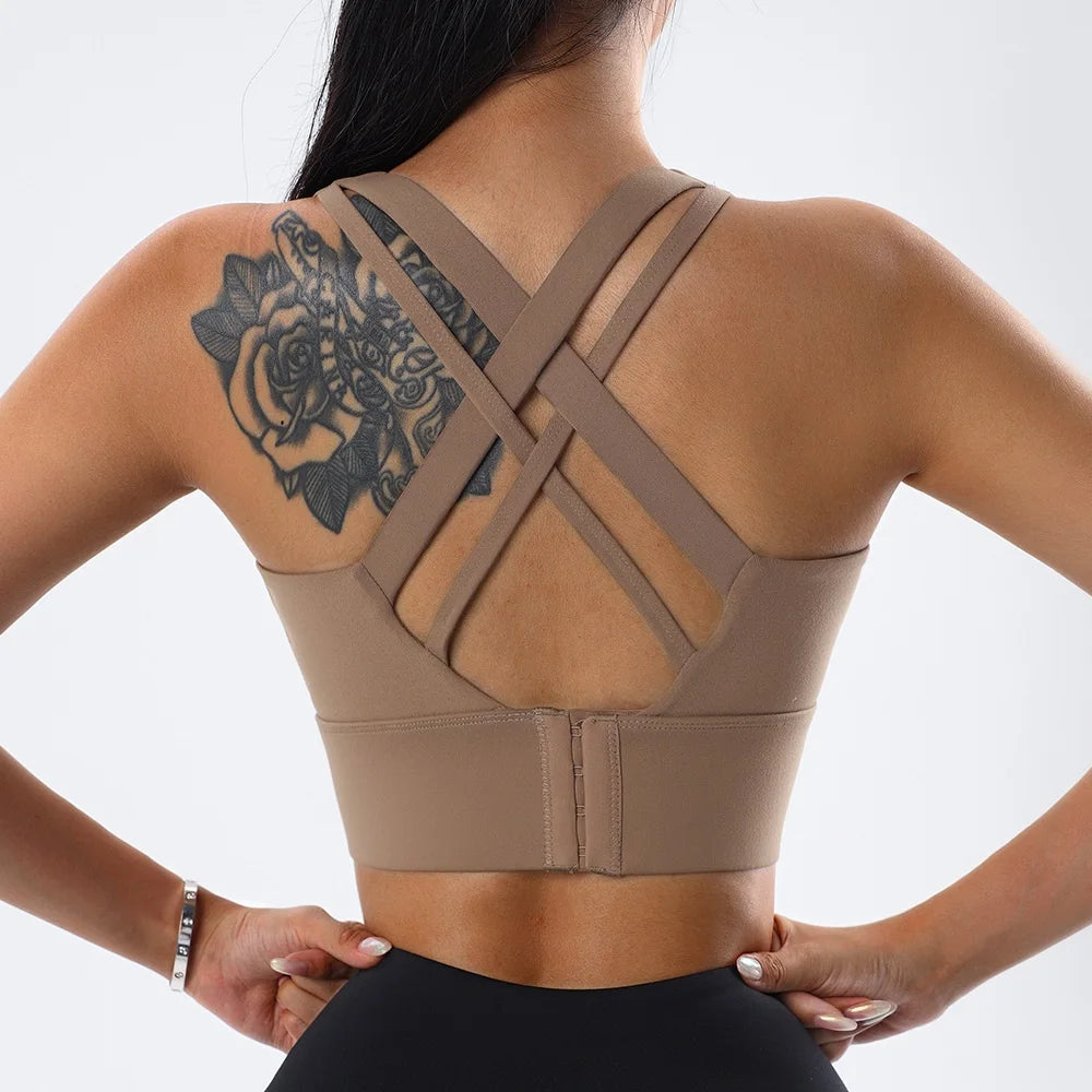 Open Back Sports Bra