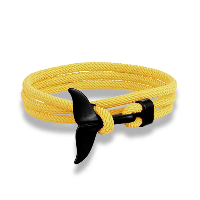Whale Tail Anchor Bracelet